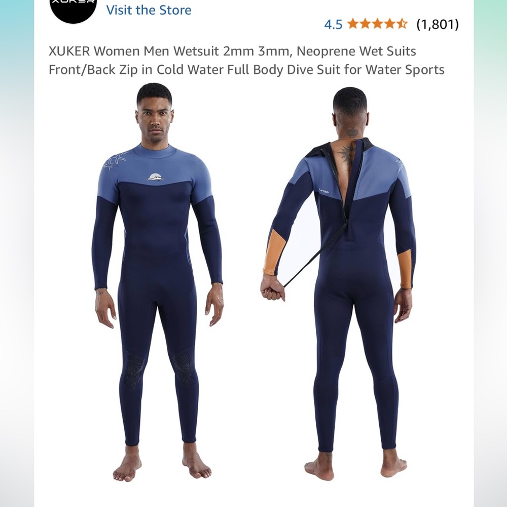 Men’s wetsuit brand new condition